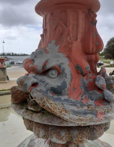 Poole Park fountain, before 2021 repair & refurbishment